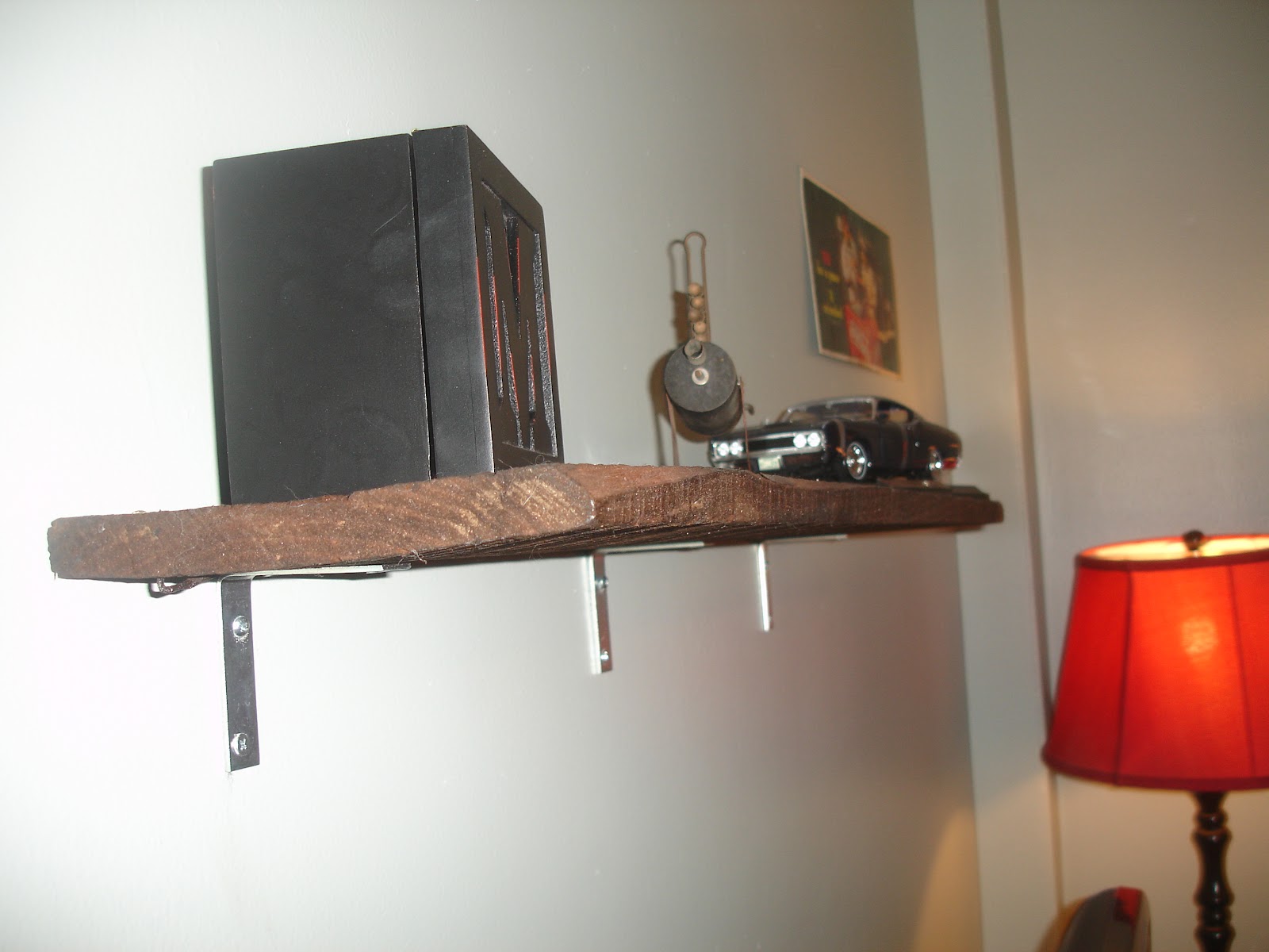 Down on the Farm Barn Board Shelves...DIY