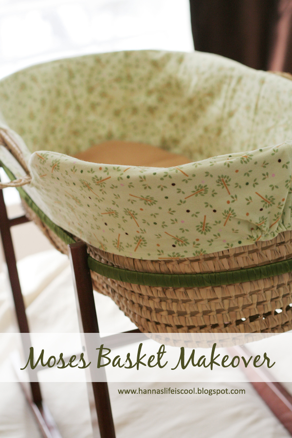 Hanna's Life is Cool Moses Basket Makeover