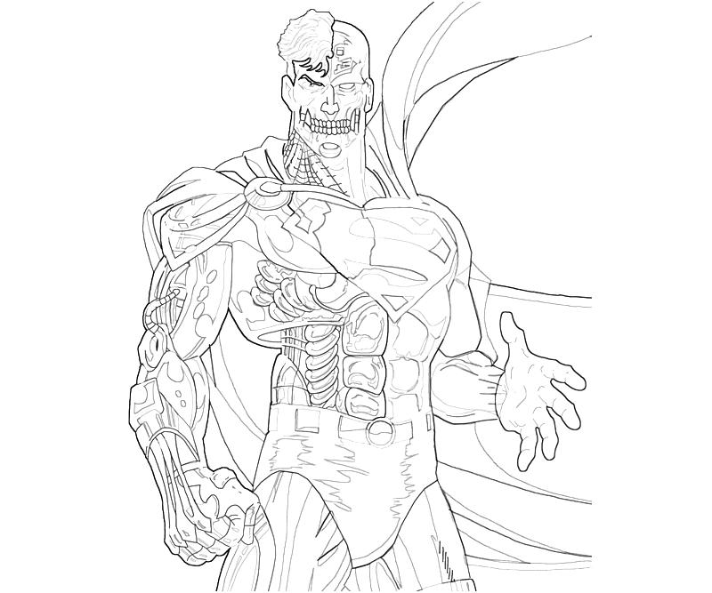 Printable Cyborg Superman Power Coloring Pages printable-cyborg-superman-power-coloring-pages