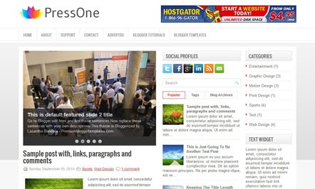 Business Solutions Blogger Template