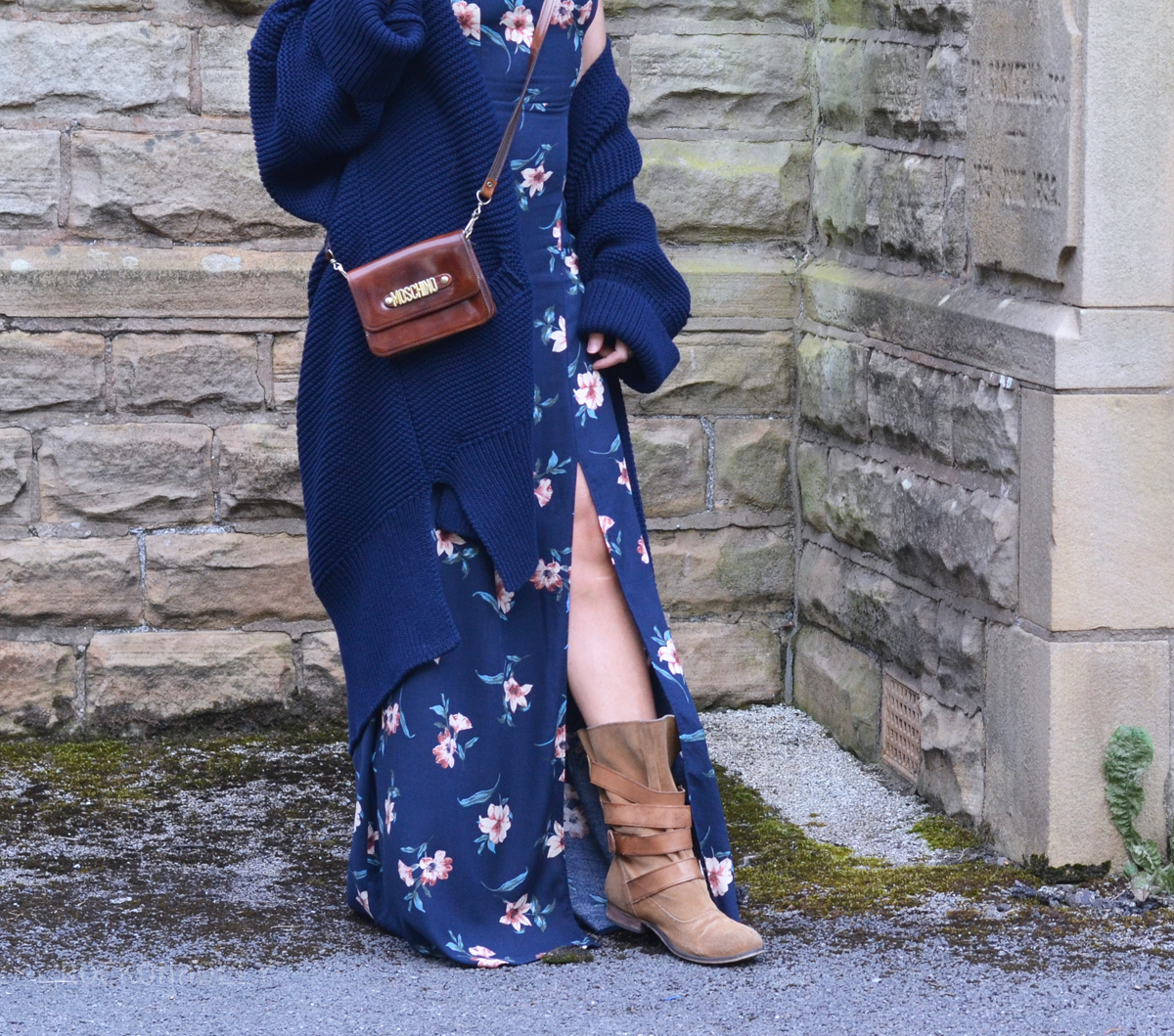 New Look Floral Maxi Dress on Rock On Holly Blog