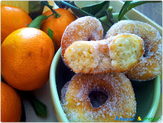 Rosquillas con aroma a naranja