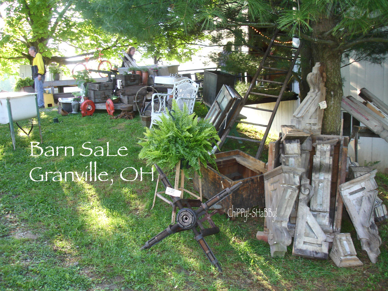 ChiPPy! SHaBBy! BARN SaLe Granville, Ohio...