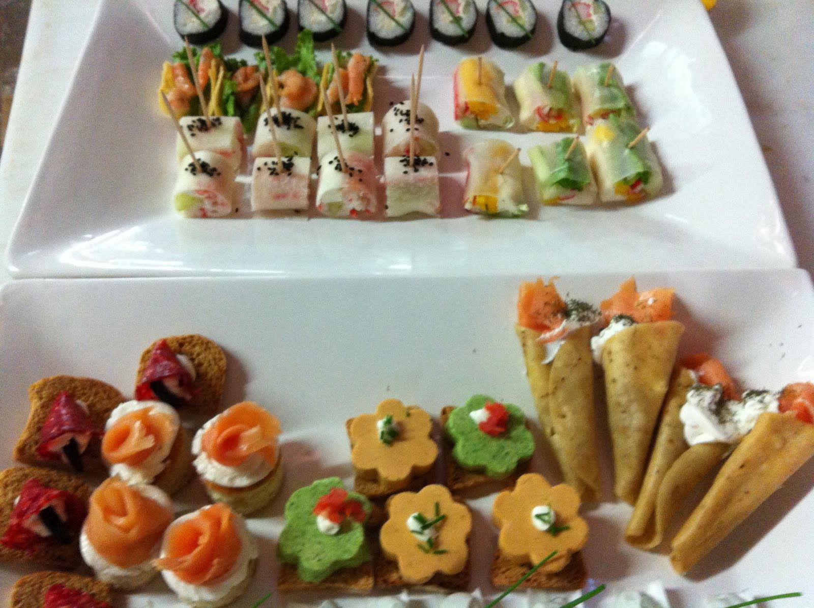 CUPaCAKE CANAPES, HORS D'OEUVRE'S, & TAPAS