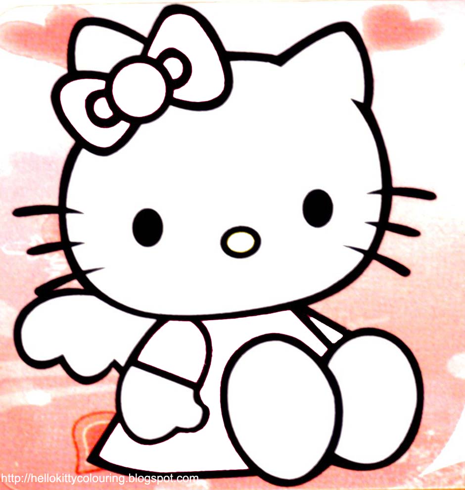 hello kitty coloring pages