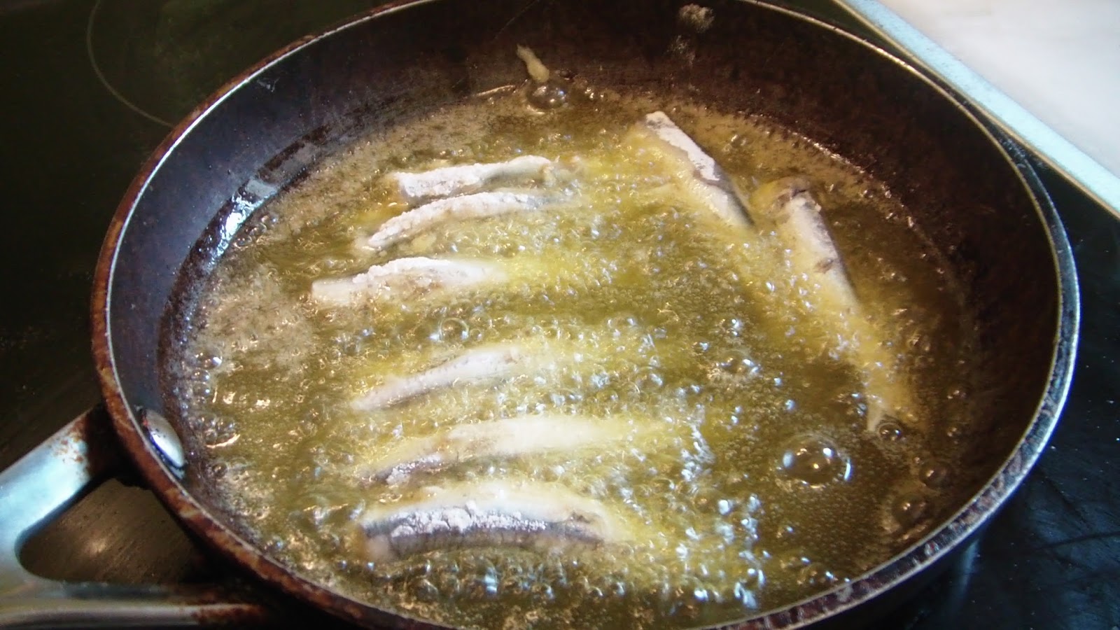 cretan recipes Fried fish in olive oil