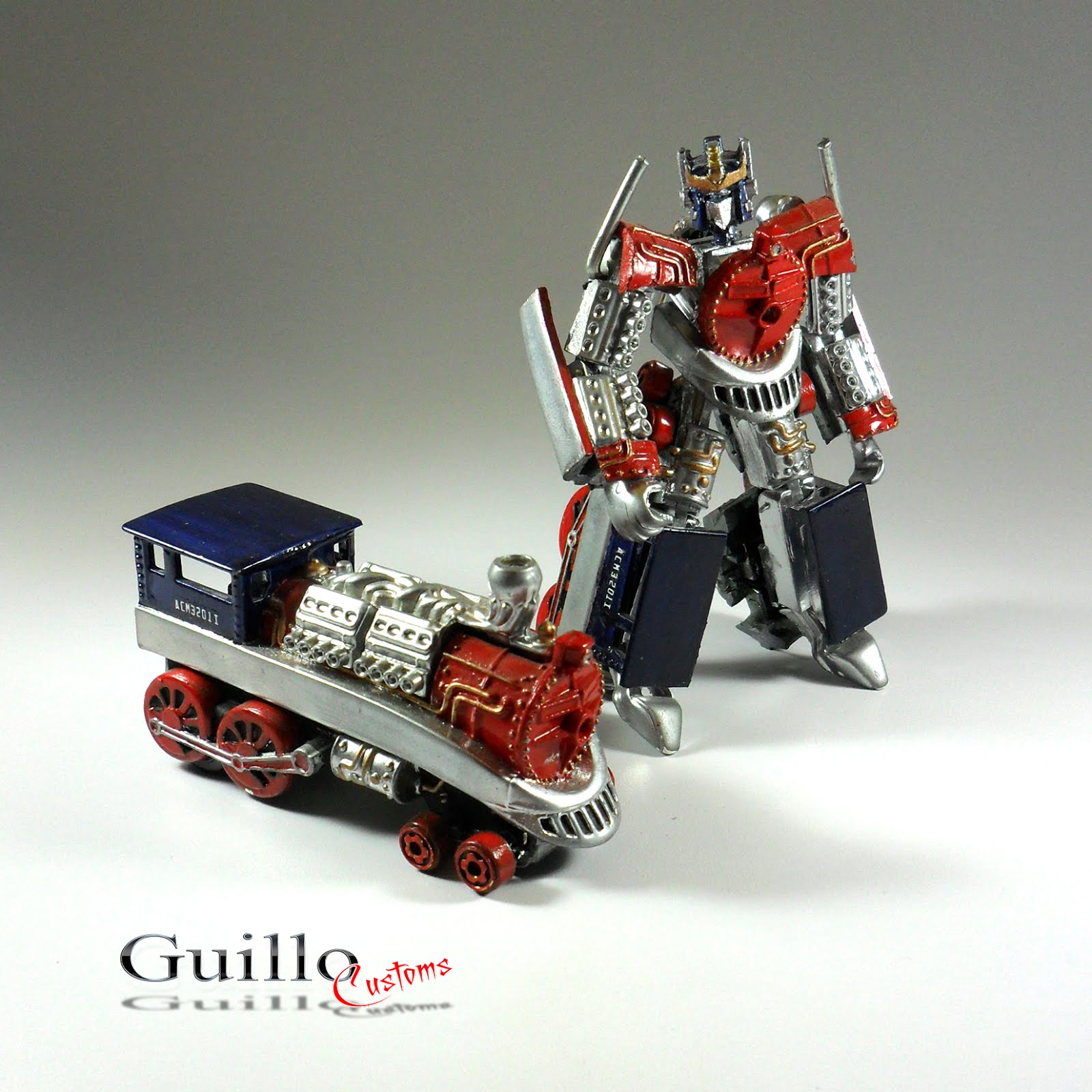 Transformers Custom Hot Wheels Rail Rodder Repaint and Robot