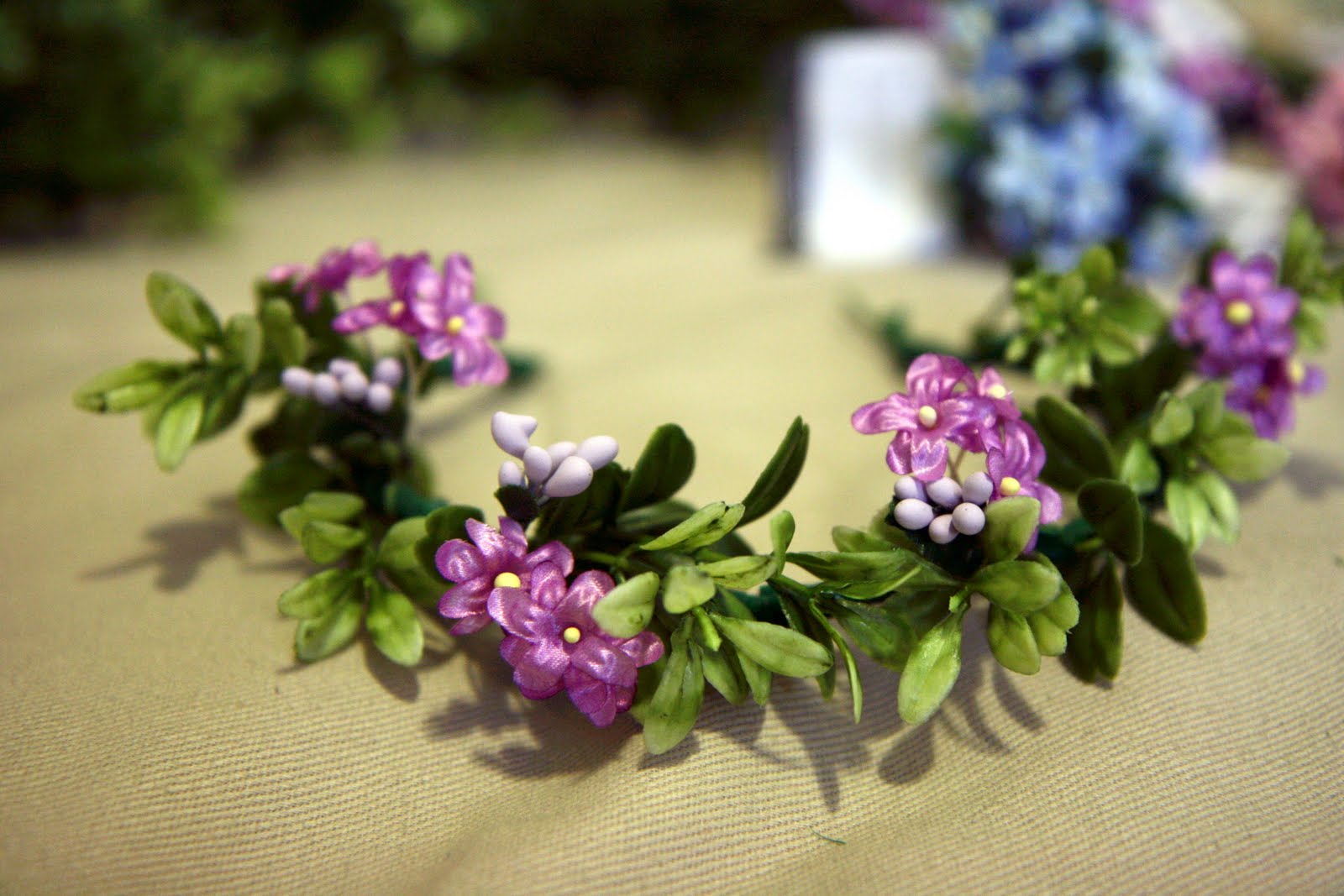 bits and pieces DIY Floral Head Wreaths