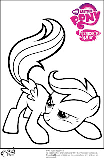 mlp scootaloo coloring pages