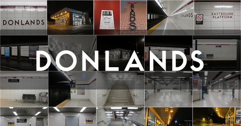 Photo gallery for the Donlands TTC subway station