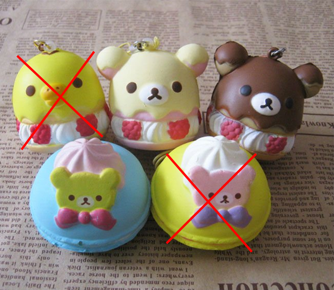 rilakkuma macaron plush