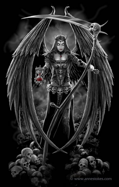 My Tattoo Designs: Angel Of Death Tattoos