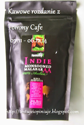 Rozdanie z Tommy Cafe u mnie!