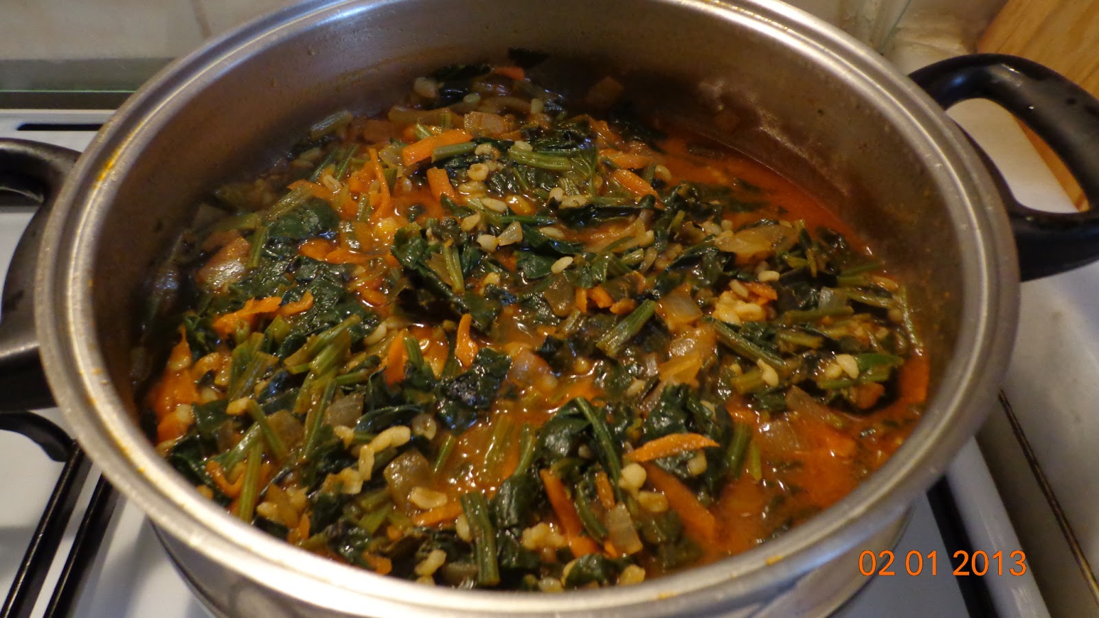 ojeli solucan )) BULGURLU ISPANAK YEMEĞİ&hellip;