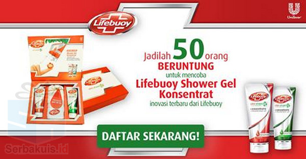 50 Produk Eksklusif Lifebuoy Shower Gel Konsentrat GRATIS 50 Produk Eksklusif Lifebuoy Shower Gel Konsentrat GRATIS