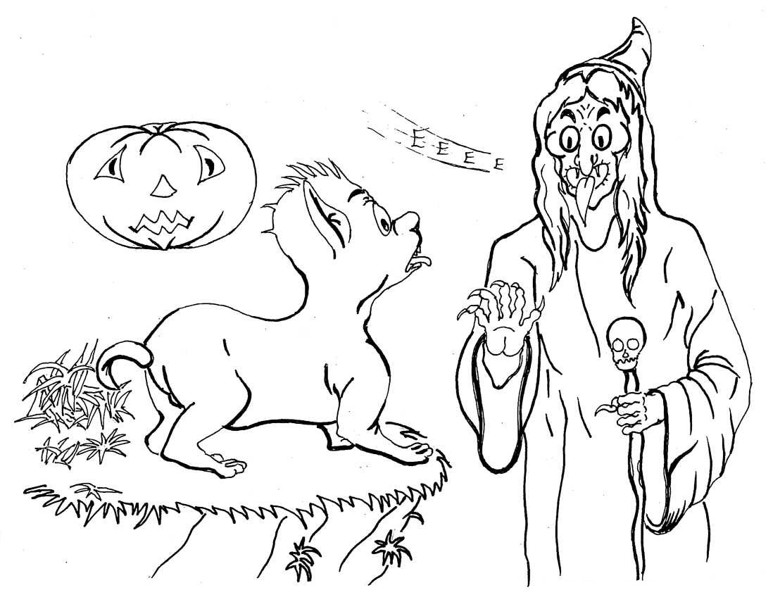 halloween coloring pages: September 2010