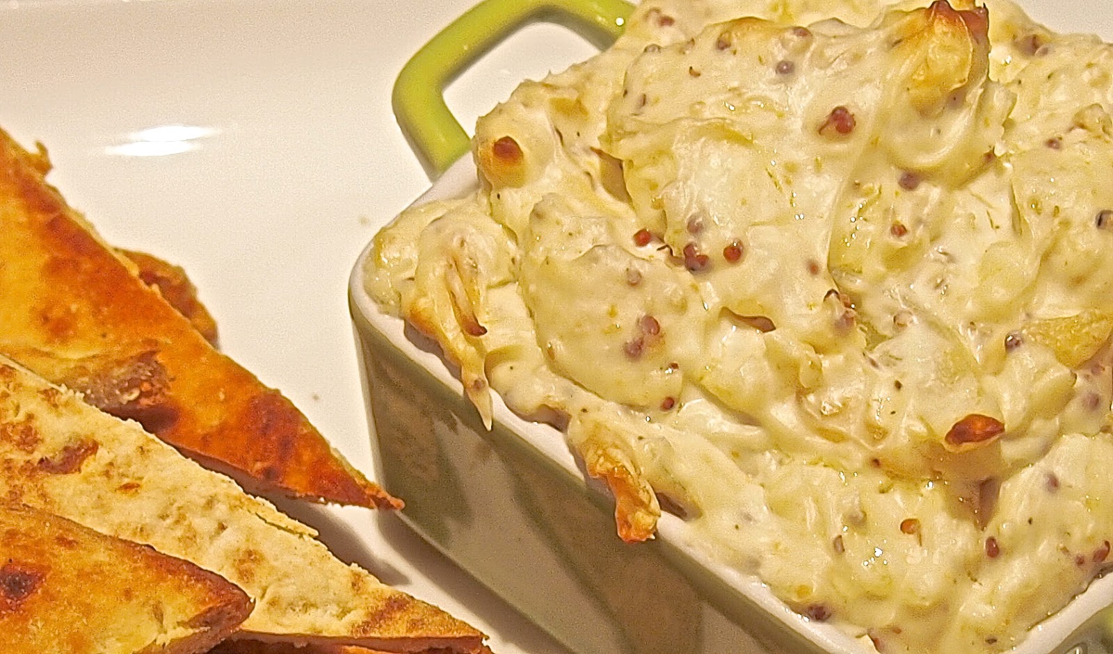 EpiCurious Generations Hot Cheese and Caramelized Onion Dip (with Beer