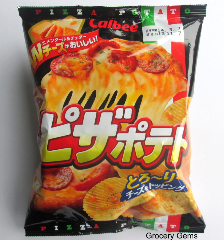 Grocery Gems REVIEW Calbee Pizza Potato Chips (Japan)