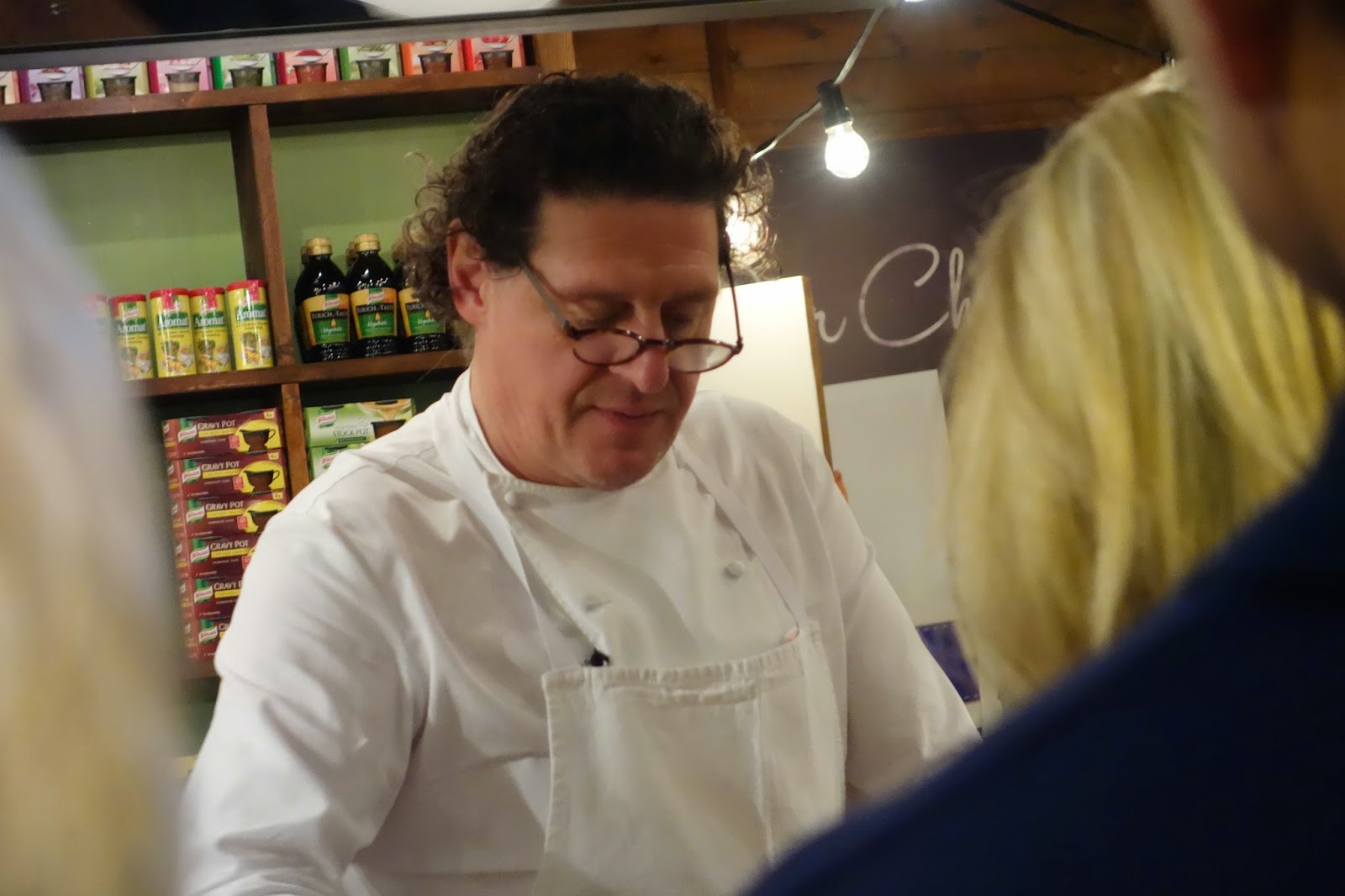 Marco Pierre White cooking at the Good Food Show Winter 