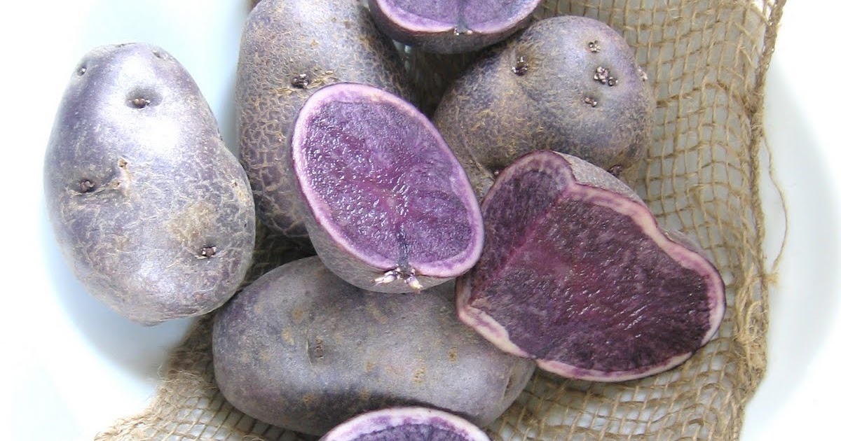 Smashed Majestic Purple Potatoes