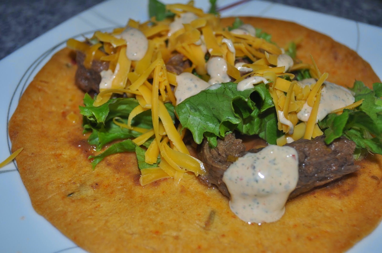Beth's Favorite Recipes Carne Asada Steak Taco with Chipotle Aioli Sauce