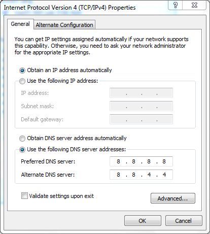 dns address difficulties problem any