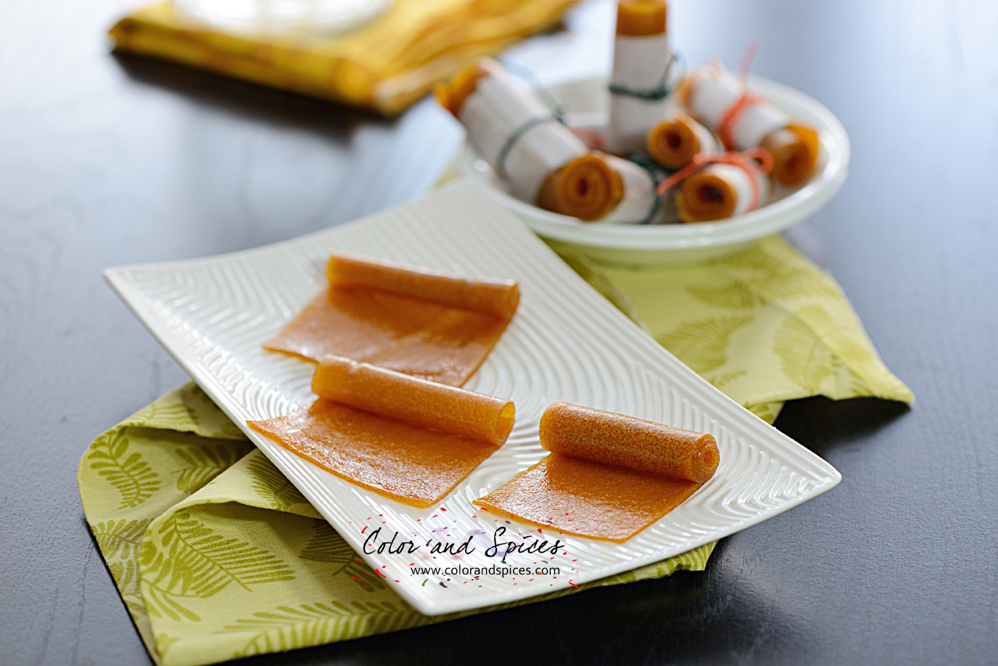 Color and Spices Mango fruit leather... 'amsotto'