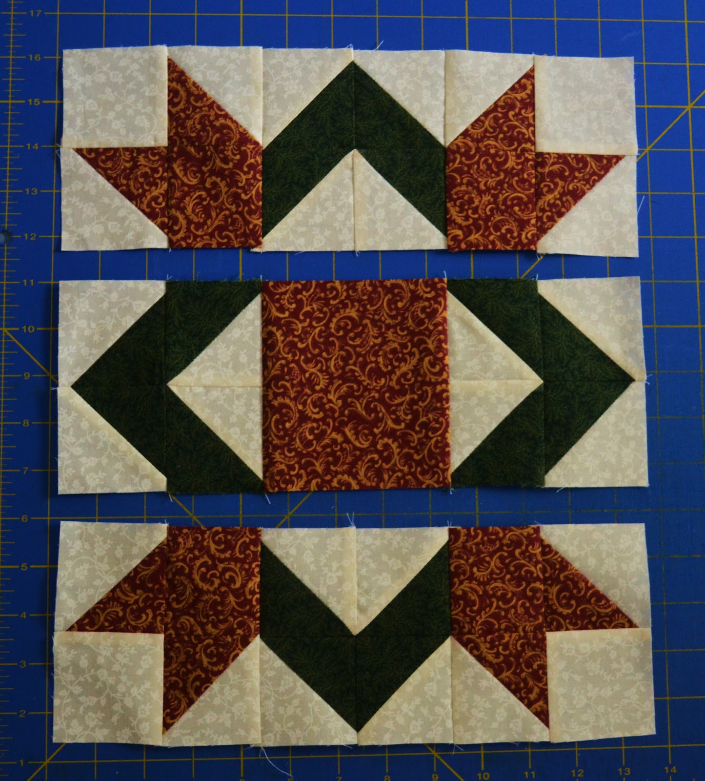 ChockABlock Quilt Blocks Laurel Wreath