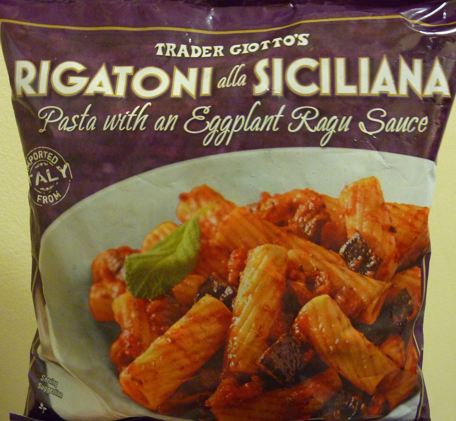 What's Good at Trader Joe's? Trader Giotto's Rigatoni alla Siciliana