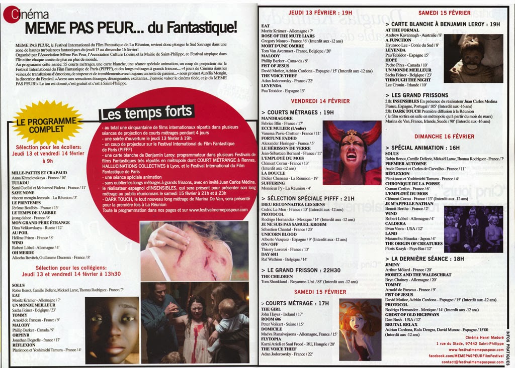 Festival MEME PAS PEUR dans 7 Magazine