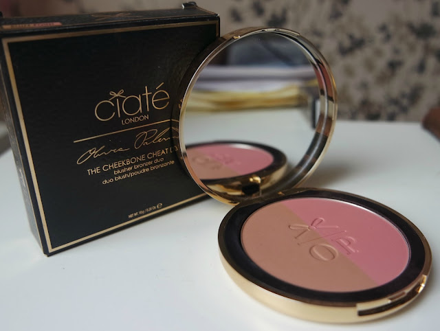Ciate London Olivia Palermo The Cheekbone Cheat Duo in Bluff Point Swatches & Review