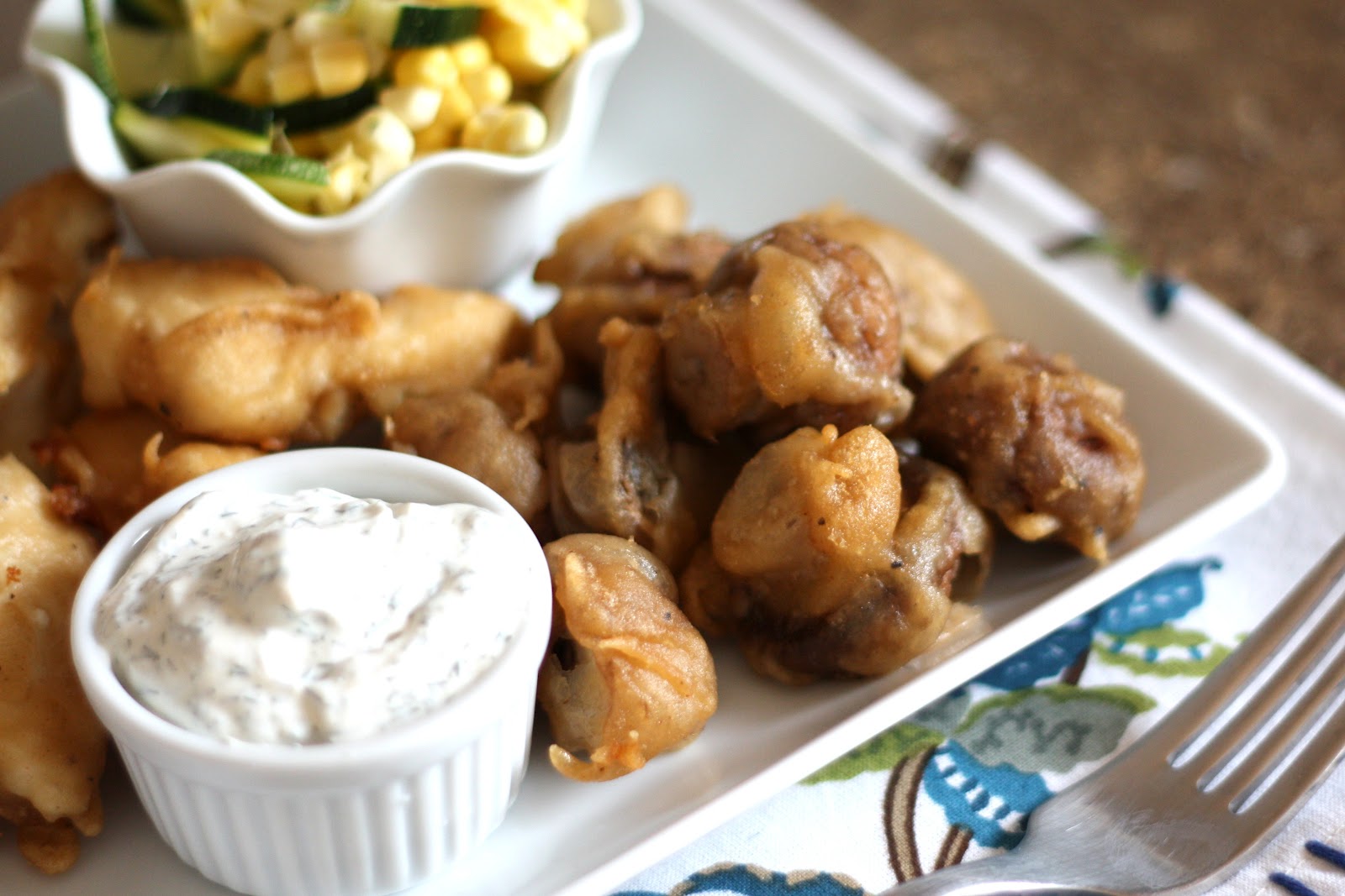 Barefeet In The Kitchen Beer Battered Mushrooms