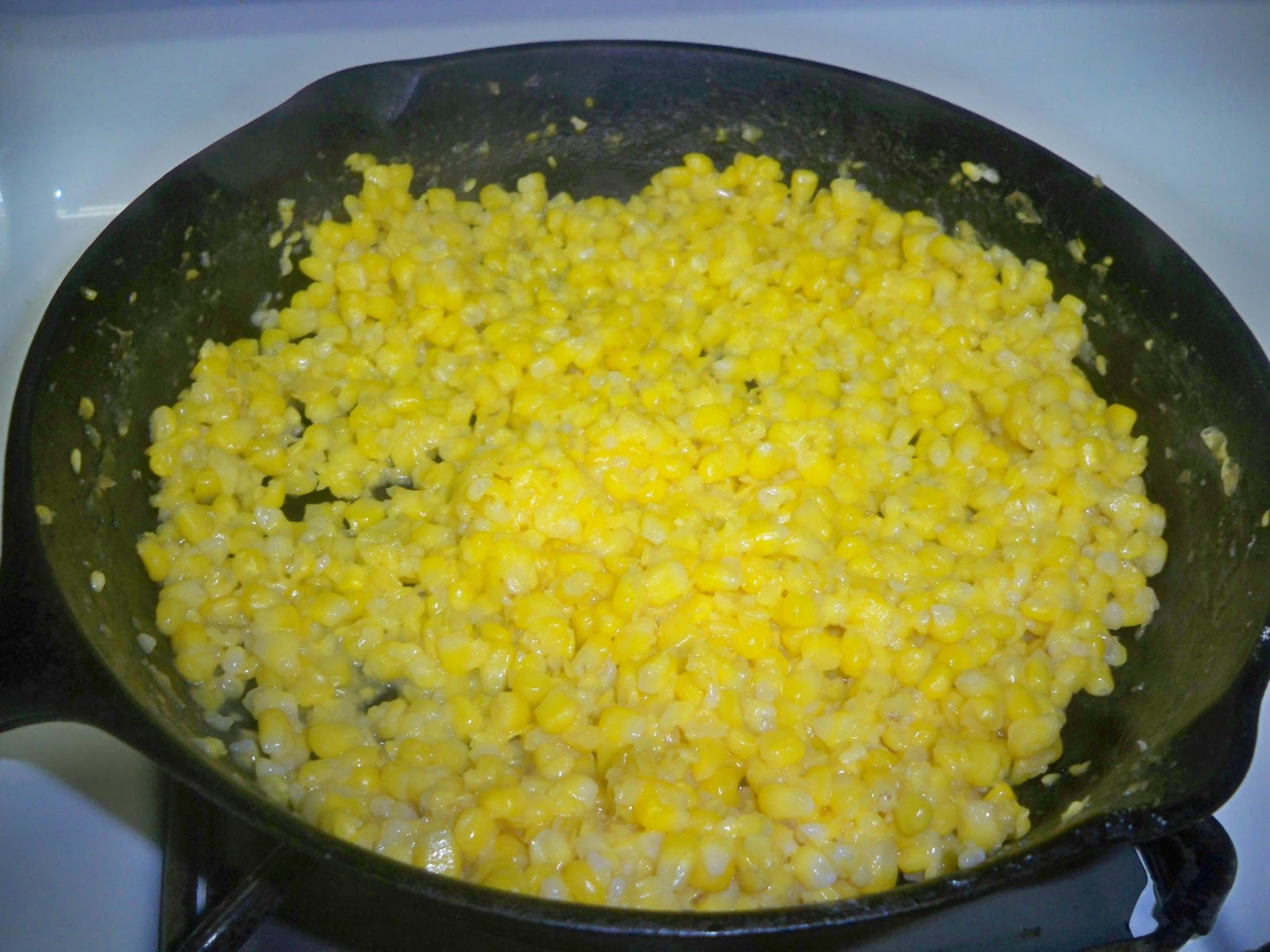 Gramma's in the kitchen Skillet Fried Sweet Corn