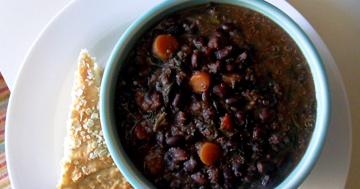 Cooking to Perfection Black Bean and Quinoa Soup