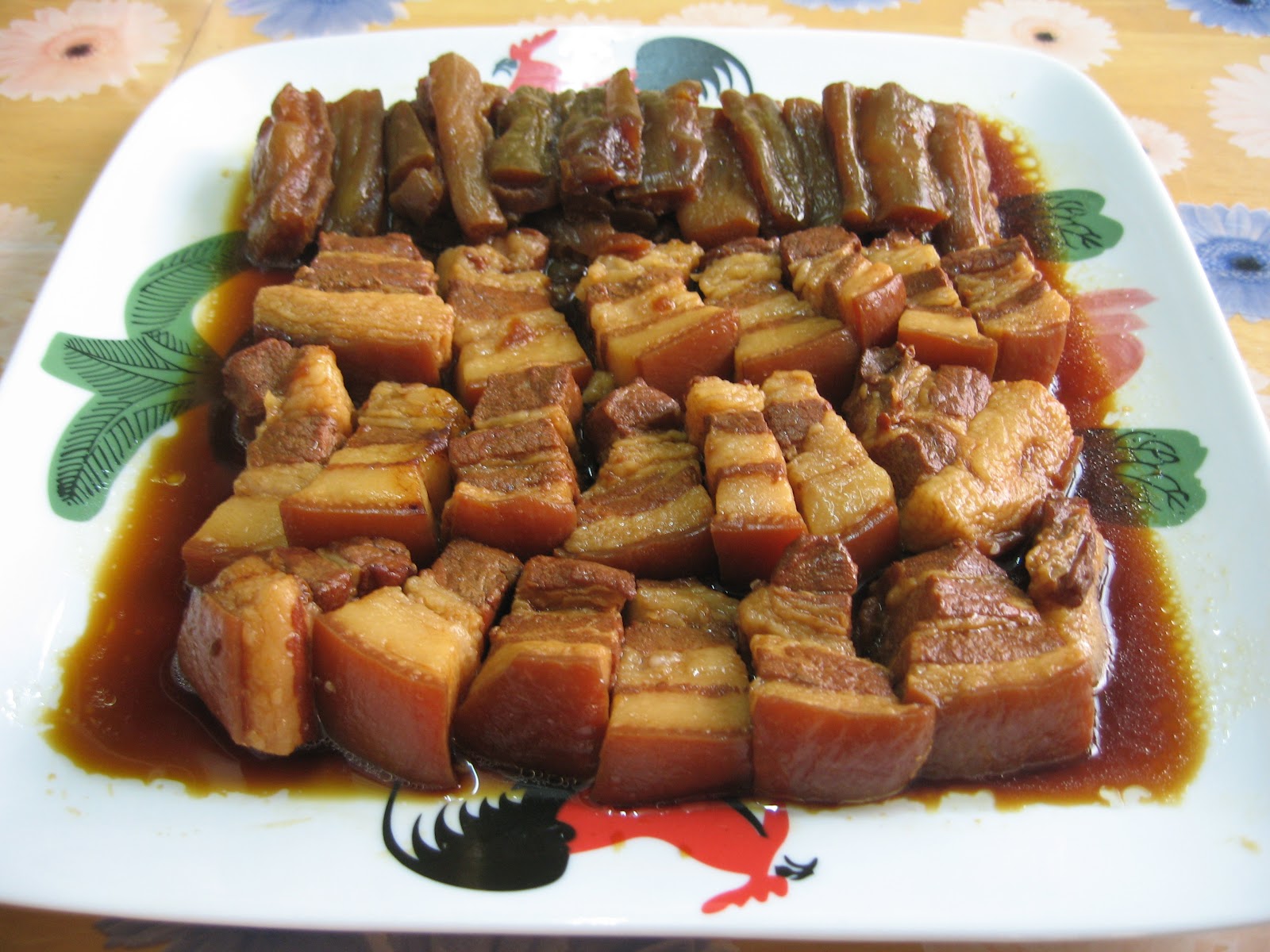 Sumptuous Flavours Stewed Pork Belly & Bitter Gourd With Fermented