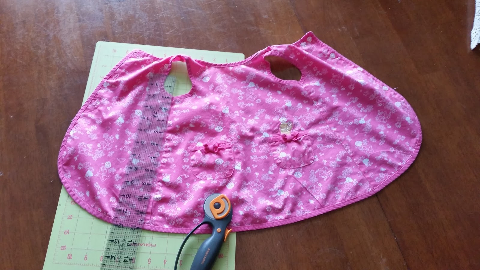 A Working Pantry Making a Pattern from a Garment