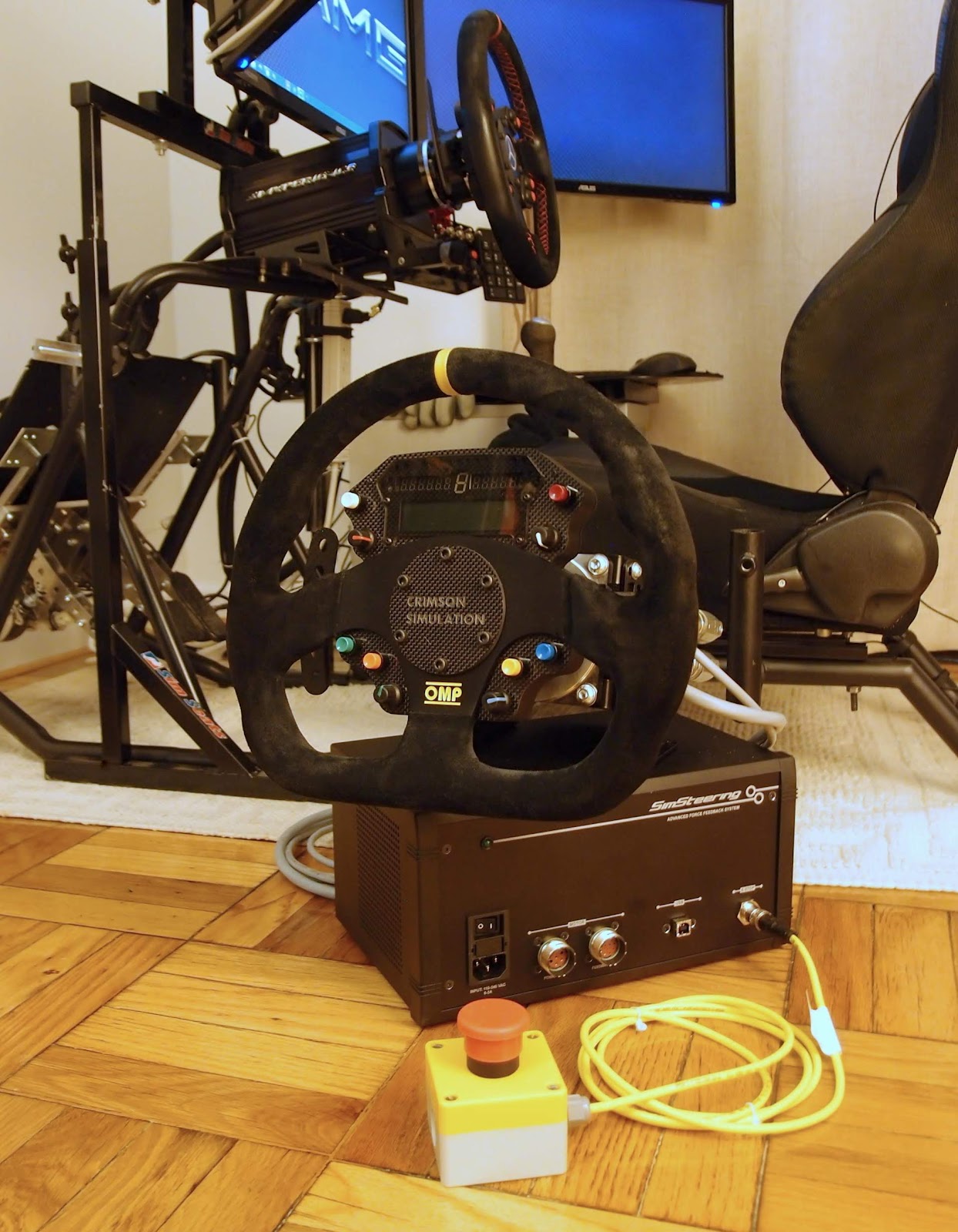 MockRacer Leo Bodnar SimSteering2 ReadView