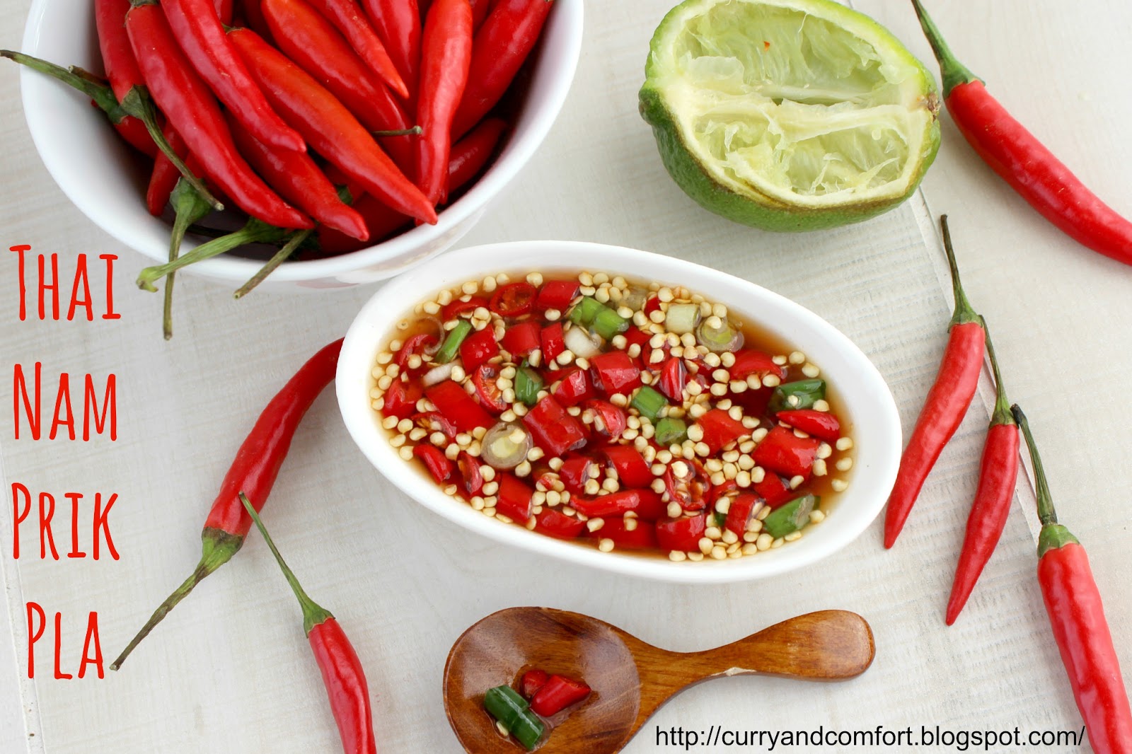 Kitchen Simmer Thai Nam Prik Pla (Thai Fresh Chili Sauce/Condiment)