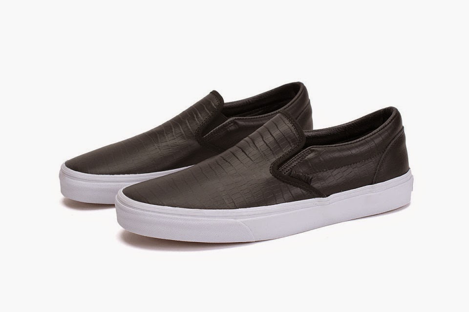 vans croc leather