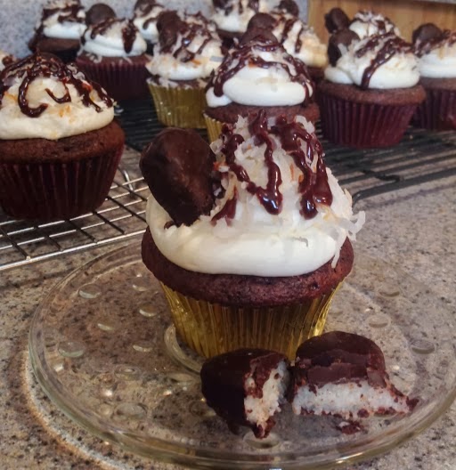 Sisters' Sweet and Tasty Temptations Mounds Cupcakes