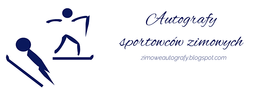 Autografy sportowców zimowych