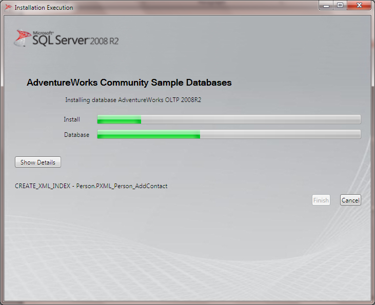 Online Tech Notes Install sample database AdventureWorks for SQL 2008