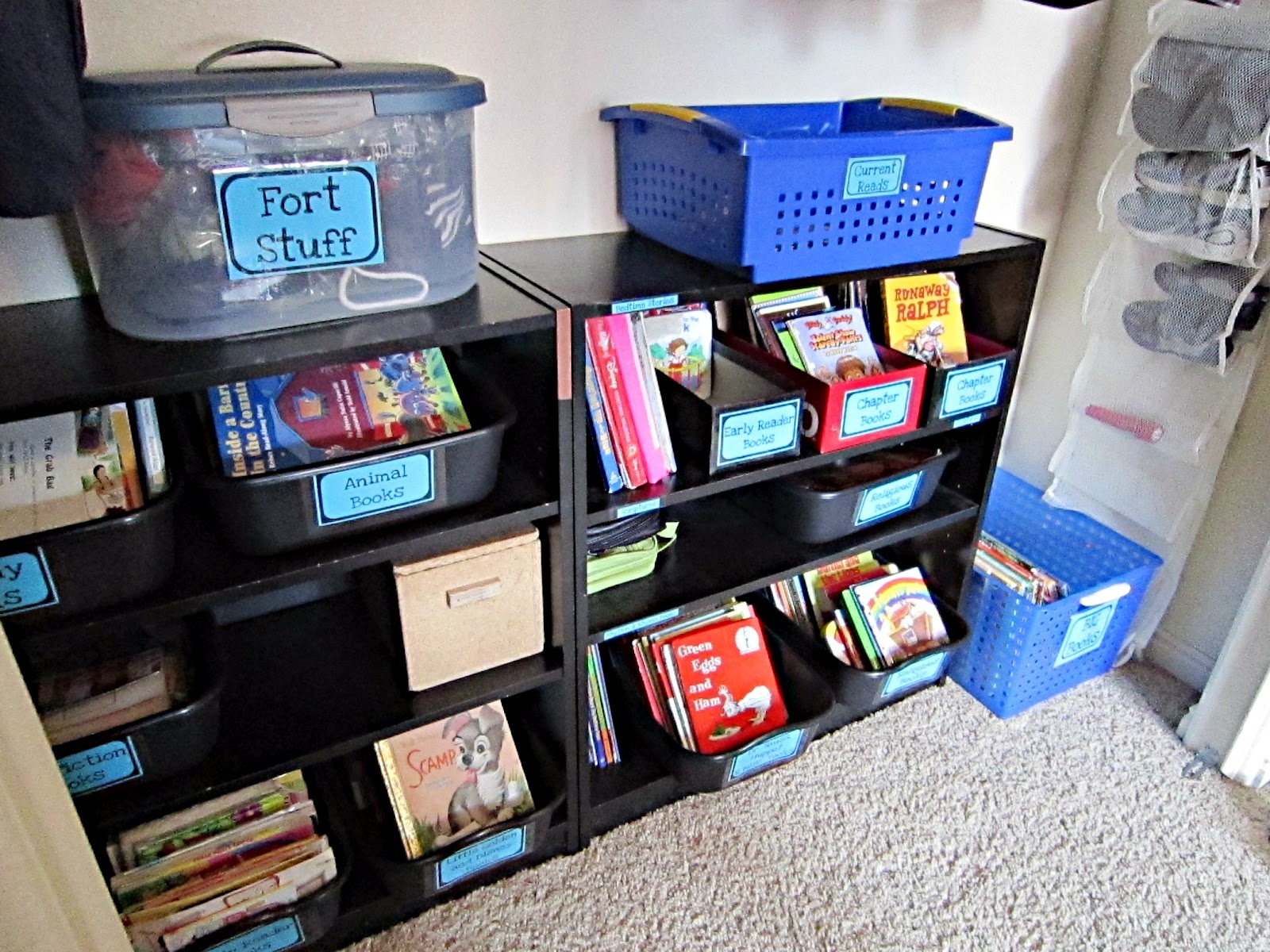 Lady Createalot How to Organize Children's Bookshelves