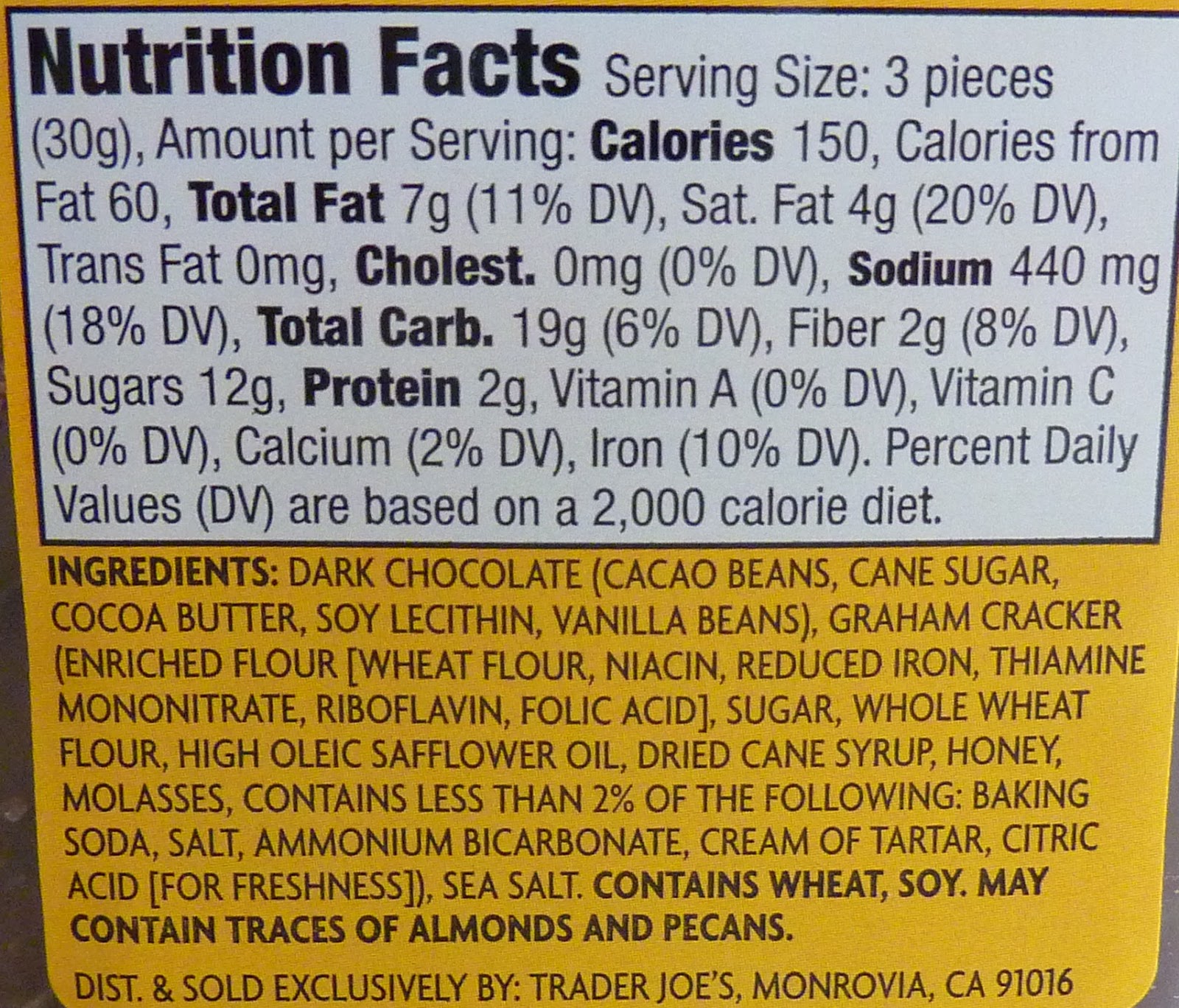 What's Good at Trader Joe's? Trader Joe's Dark Chocolate Covered Honey Grahams with Sea Salt
