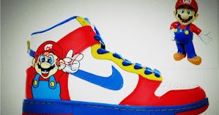 cool nike super mario bros dunks