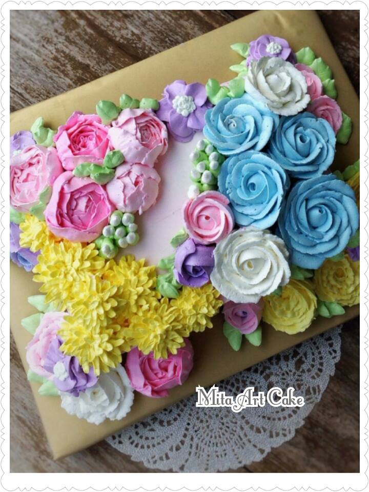 Flowers cake