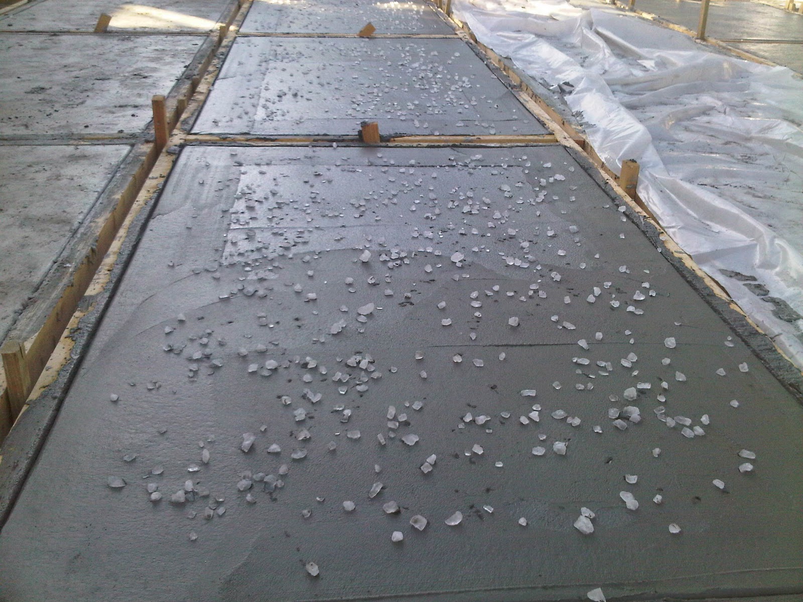 The Cuban In My Coffee Modern Concrete Driveway Update, Grass Or River