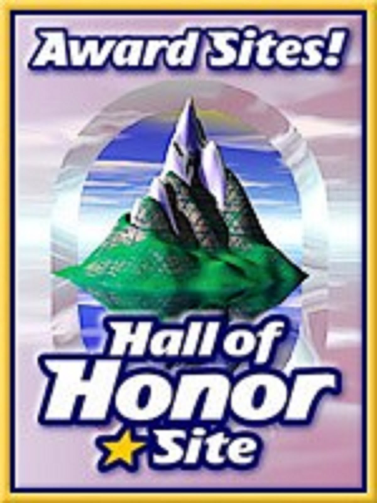 HALL OF HONOR AWARD SITE FULL BADGE