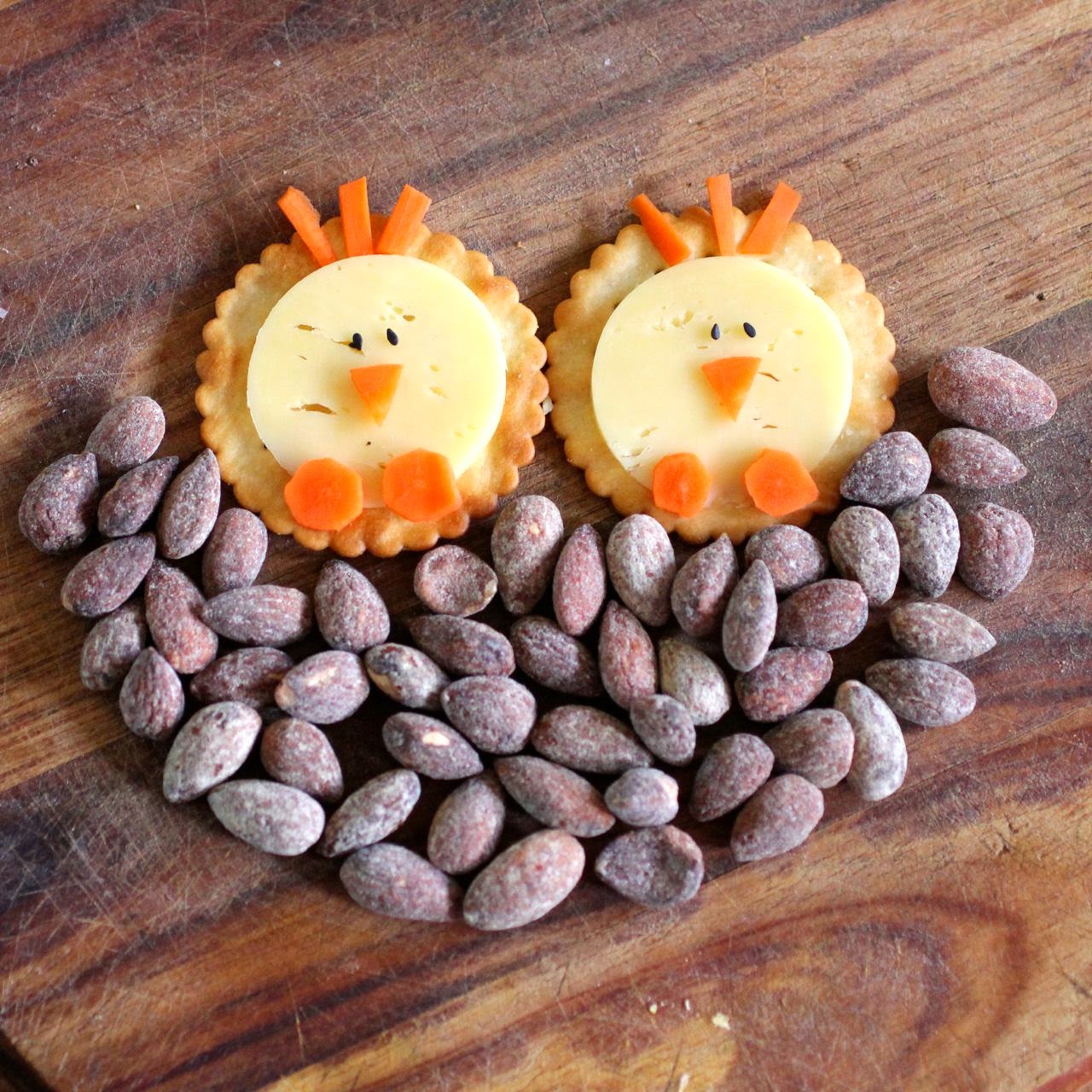 Green Gourmet Giraffe Easter chick crackers, salt dough easter eggs