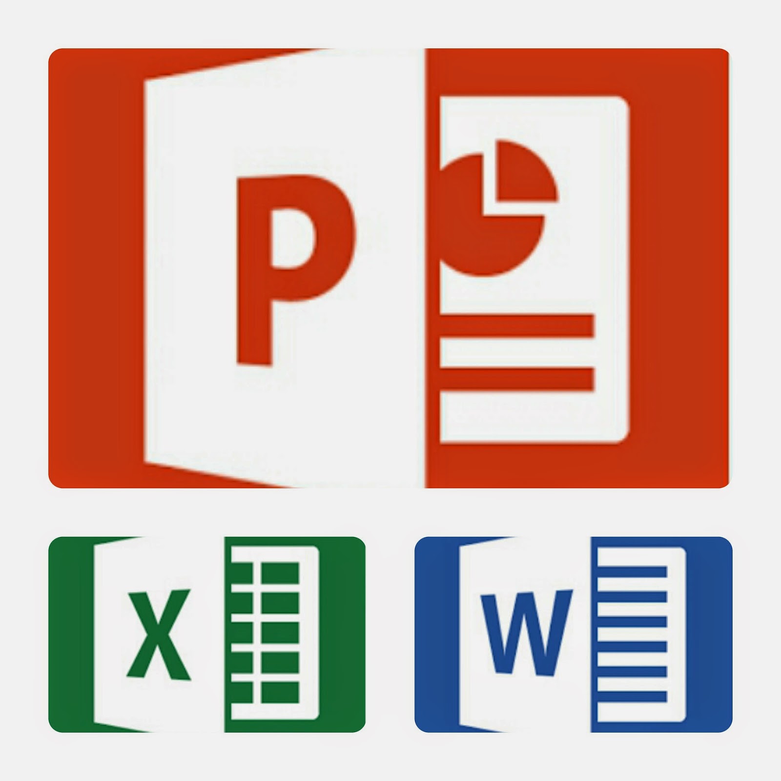 collage delle icone delle apps per Office di Microsoft